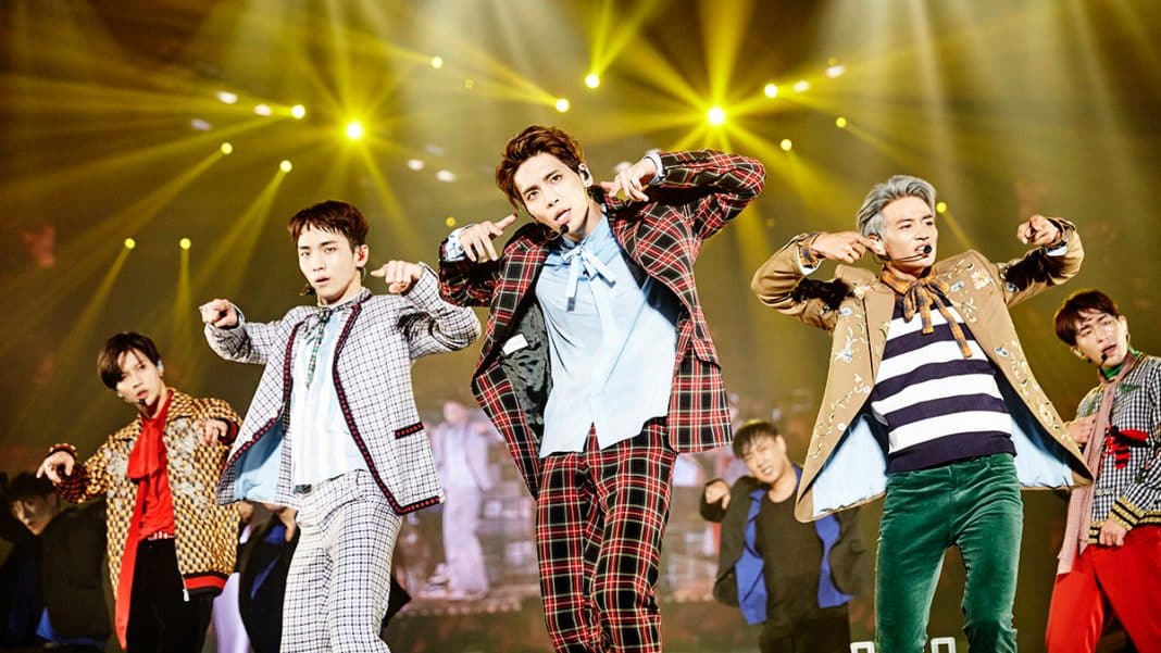 Le groupe SHINee en concert à Séoul en 2016