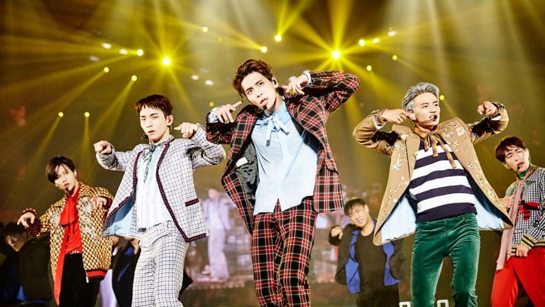 Le groupe SHINee en concert à Séoul en 2016