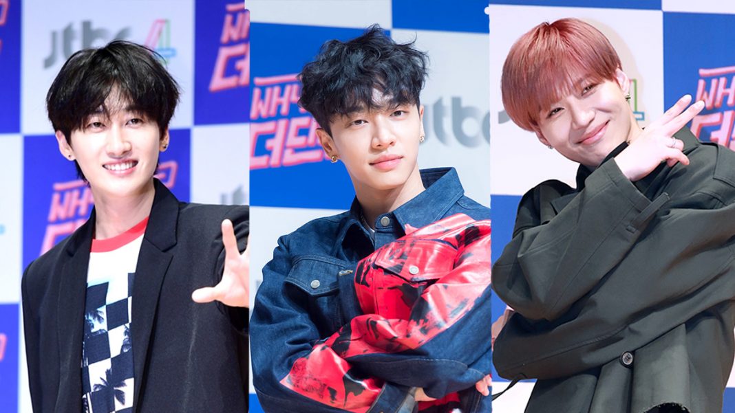 Gikwang, Taemin et Eunhyuk dans