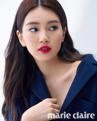 Suzy en femme fatale pour Marie-Claire Korea