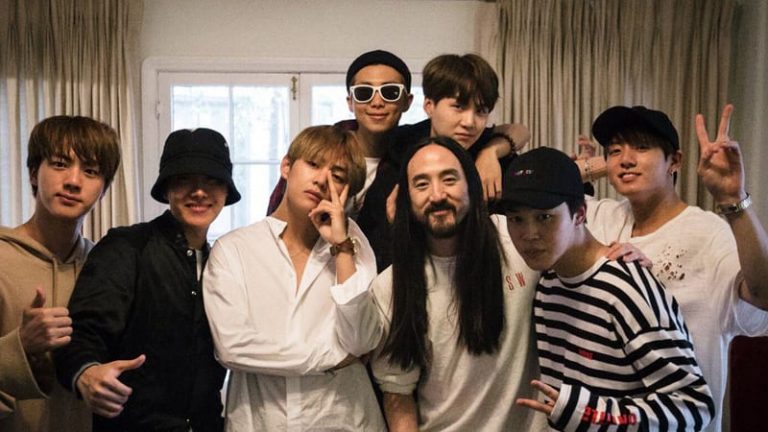 BTS et Steve Aoki