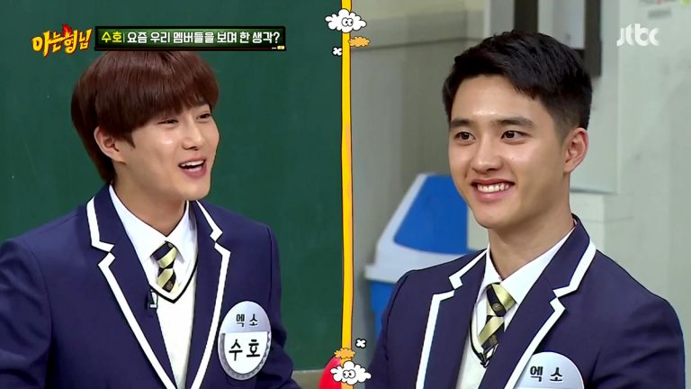 EXO dans Knowing Brothers : Suho règle ses comptes !