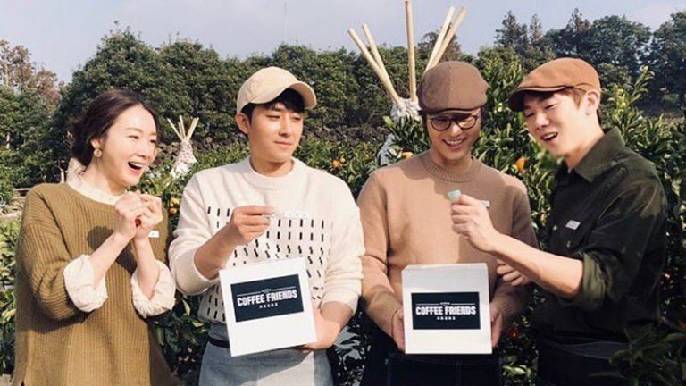 Choi Ji Woo, Son Ho Jun, Yang Se Jong et Yoo Yeon Seok dans Coffee Friends
