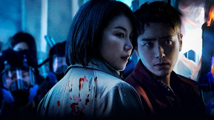 Photo Kim Ok Vin et Lee Joon Hyuk (Dark Hole, OCN)