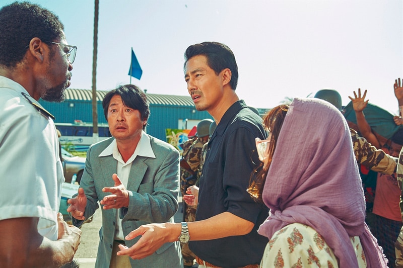 Kim Yun Seok et Zo In Sung (Escape From Mogadishu)