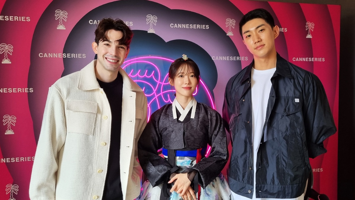 Robin Deiana, Lee Lu Da, Kim Jin Sung à Canneseries